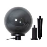 Eglo Piquet Lumière Monterollo Smoke Noir | IP44 - Convient pour 1x E27