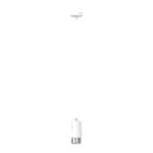 Emibig Suspension Luminaire Fumiko Acier Blanc | Convient pour 1x GU10 - Max 10W